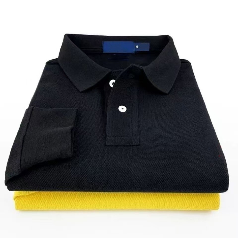Men Designer Polo Brand long Sleeve horse Man Polos Shirts Fashion Shirt Women High Street Casual Top Tees Luxury Clothing