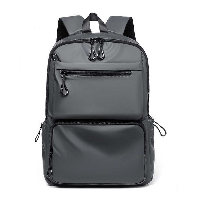 New backpack with large capacity, Korean style minimalist design for students, junior and senior high school students, casual backpack for college stu