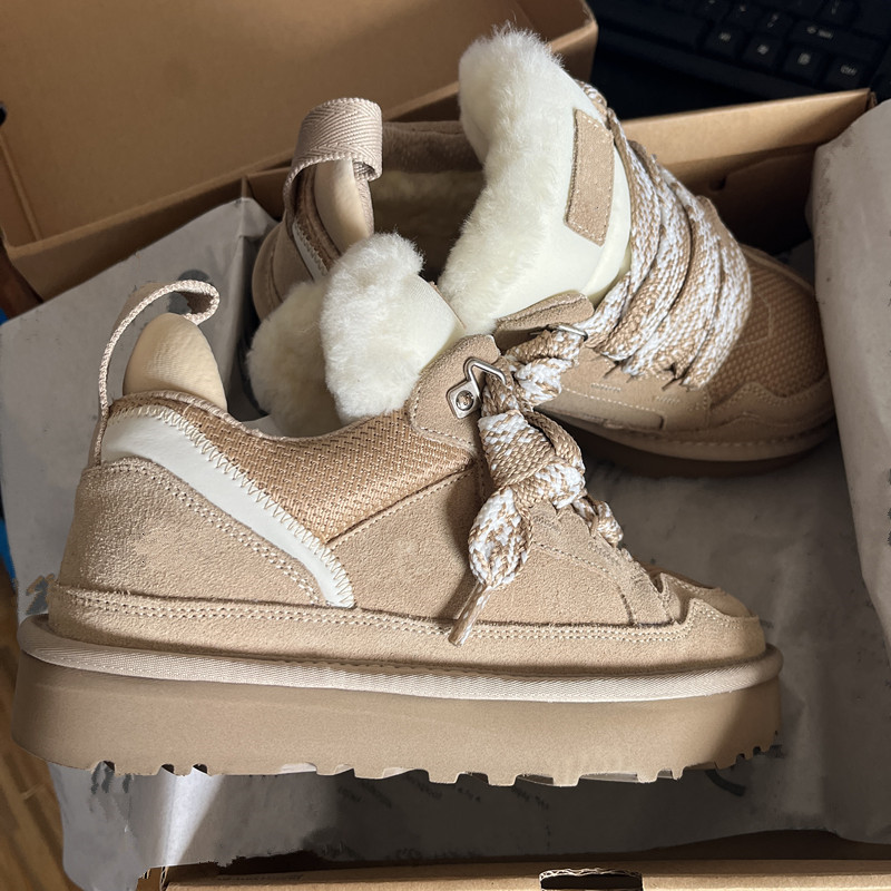 Winter Women Boots Ladies Female Flat Platform Fur Boots Shoes Woman Snow Boots Brown Black Green grey