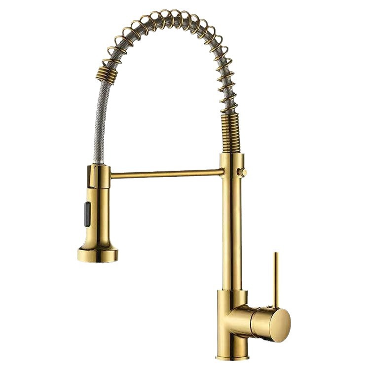 Gold spring hot and cold mixed water multi-functional kitchen universal double faucet dish basin sink water dragon Bathroom appliance