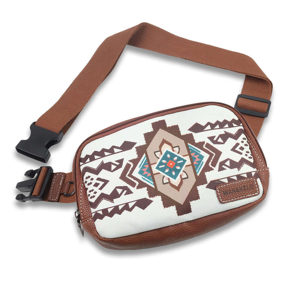 2024 hot selling Bohemian style women's crossbody fashionable chest bag, high-end waist bag