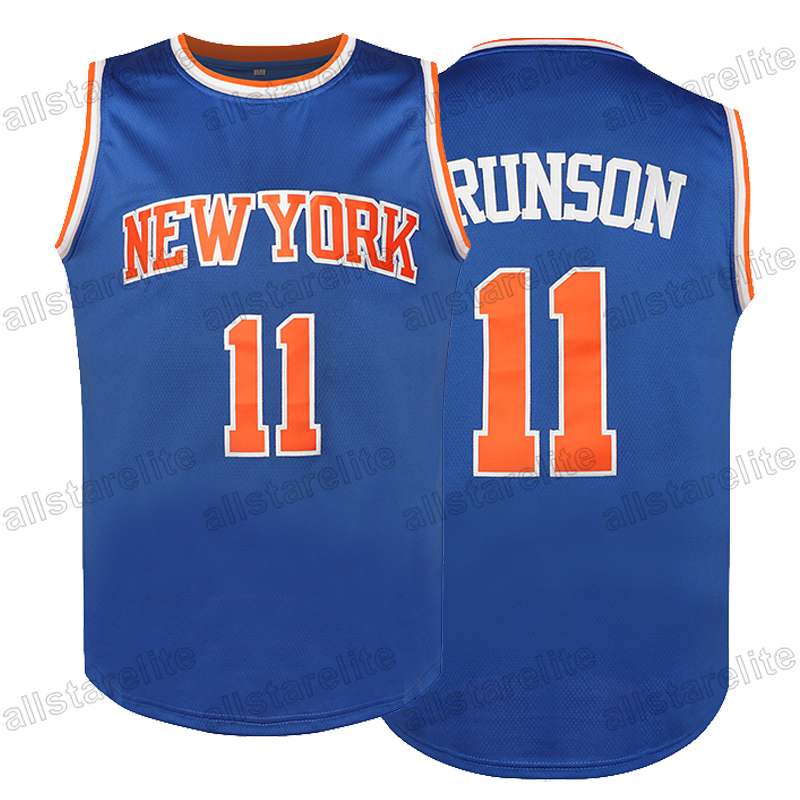 #11 Embroidered Blue White Basketball Jersey Breathable Polyester, Perfect for Outdoor Sports & Street Style In Stock Men's