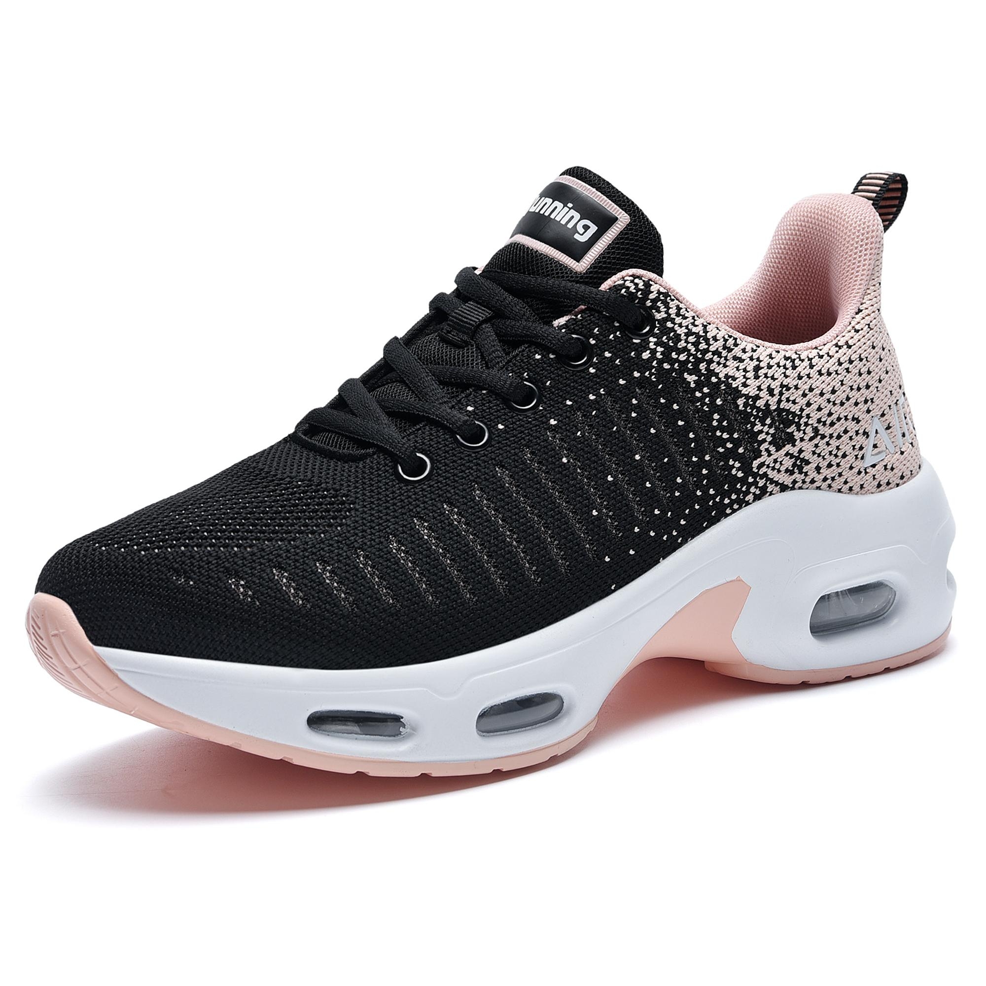 hot Womens Running Shoes Tennis Athletic Casual Shoe Lightweight Breathable Anti-skid Trainer Sneakers