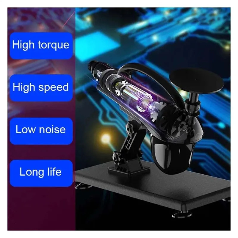 45mm Stroke Automatic Telescopic Sex Machine DIY Female Toy 3XLR Masturbation For Men And Women 0500rpm 241118