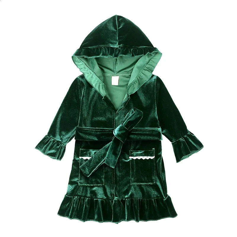 Customized Personalized Boys and Girls Pajamas Velvet Christmas Baby Pajama Set Long Sleeve Childrens TopPants Pjs Pajamas 241118