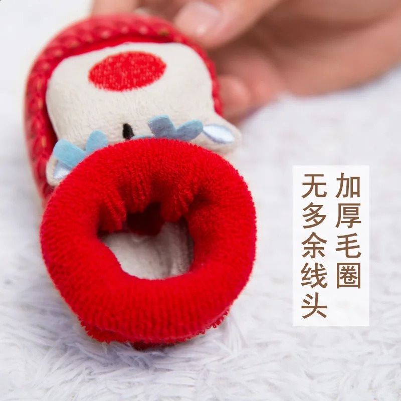 Merry Christmas Socks for Children Boys and Girls Knitted Warm Socks for Santa Claus Knitted Warm Socks for Autumn Year Decoration Socks 241118