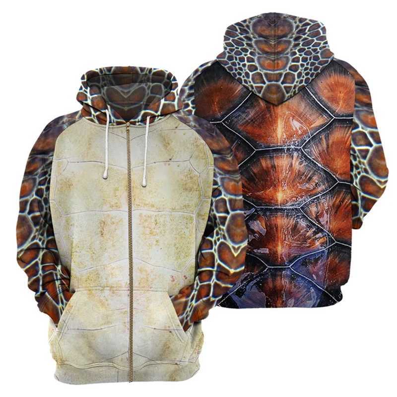 New Arrival New Skin Girl Tiger Parrot Zipper Hoodie Mens 3D Printed Long Sve Plow Sweater Y2K Role Playing Street Clothing Z241118