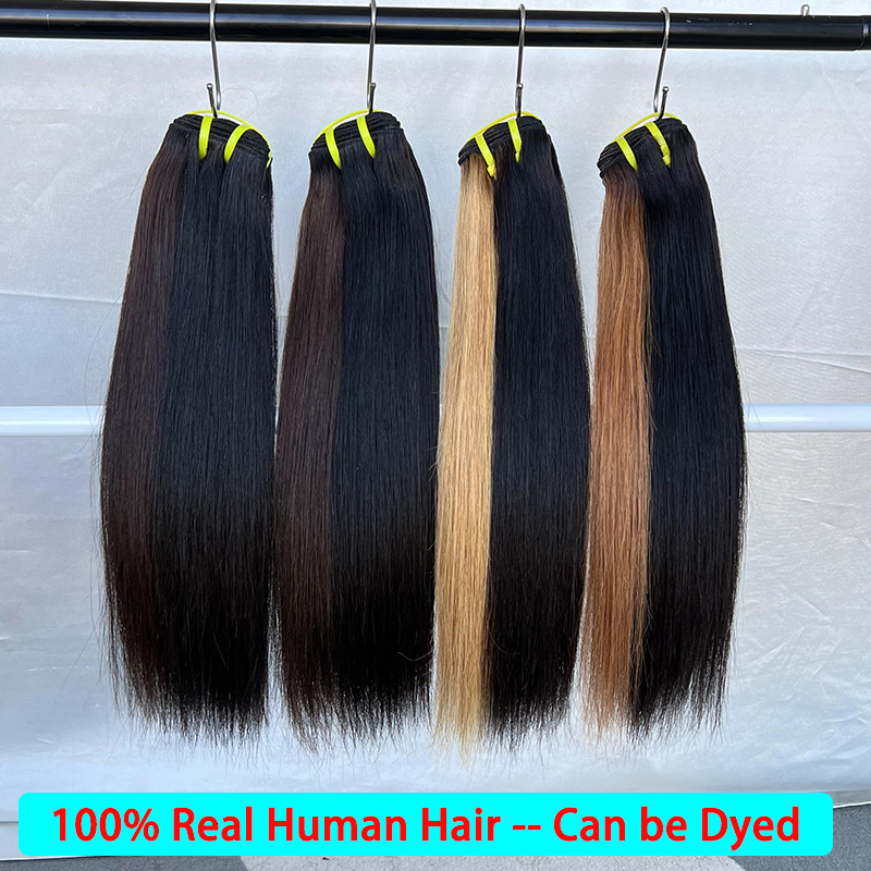 12A Vieamese Raw Bundles 100% Human #1B Natural Black Straight Unprocessed Hair Extensions Tissage
