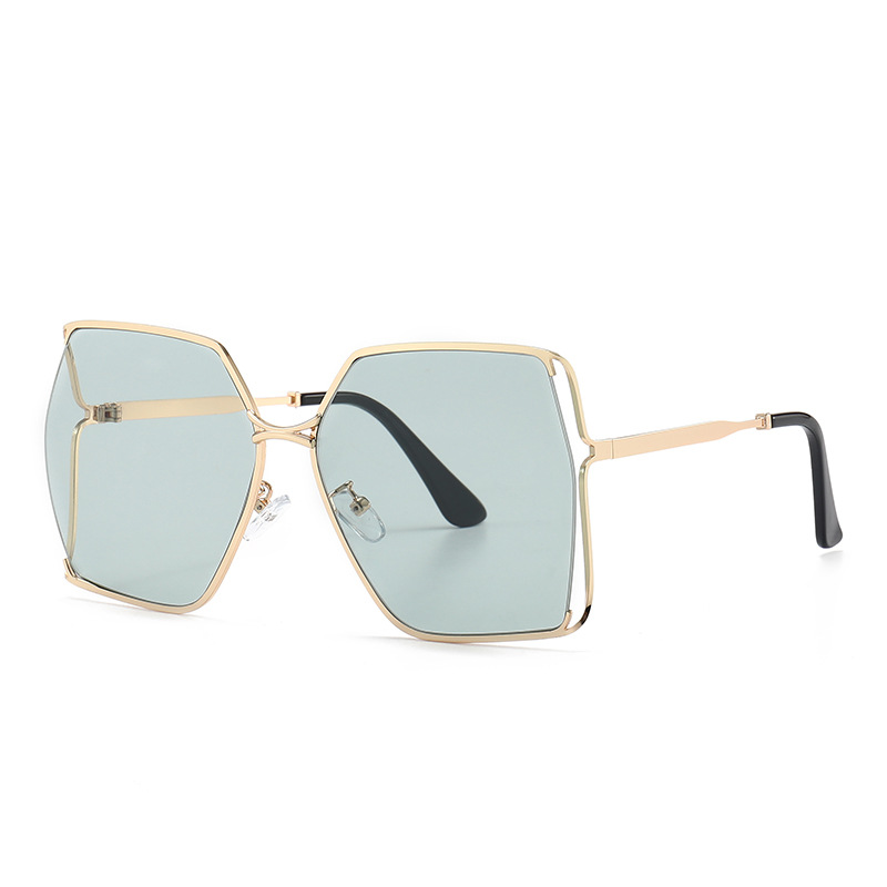 Luxury Oversize Designer Sunglasses Women - Classic Metal & Plank Frame UV Protection Lens Summer Fashion Y260207