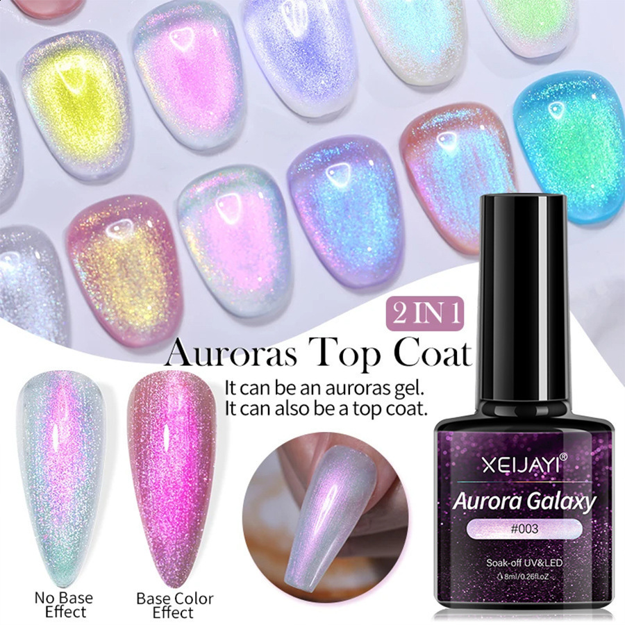 Nail polish set Colorful solid summer dream aurora slightly drunk powder blusher exploding glitter multi color nail polish
