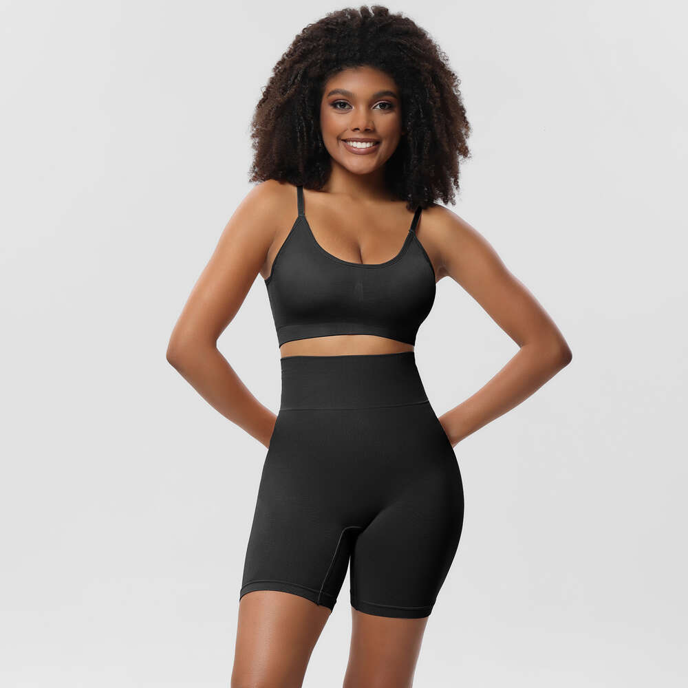 Underwear for Women with Large Chest and Small Appearance, No Steel Ring Suspender, Sports Set, Bra Waist Tightening Pants, Buttocks Lifting PantsF418