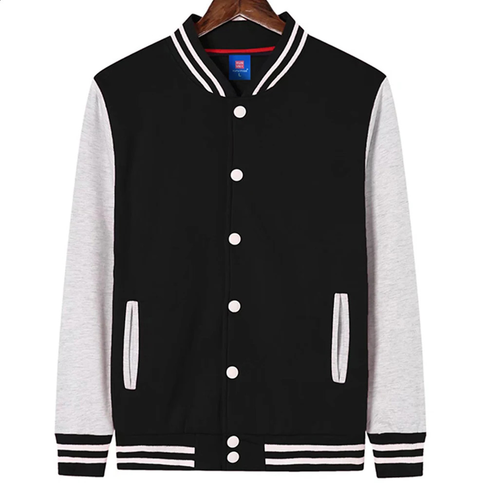 Plain Fleece University Letterman Jacket Unisex Wholesale Fall Warm Casual Varsity Jackets For Men Stylish Chaquetas Para Hombre 241118