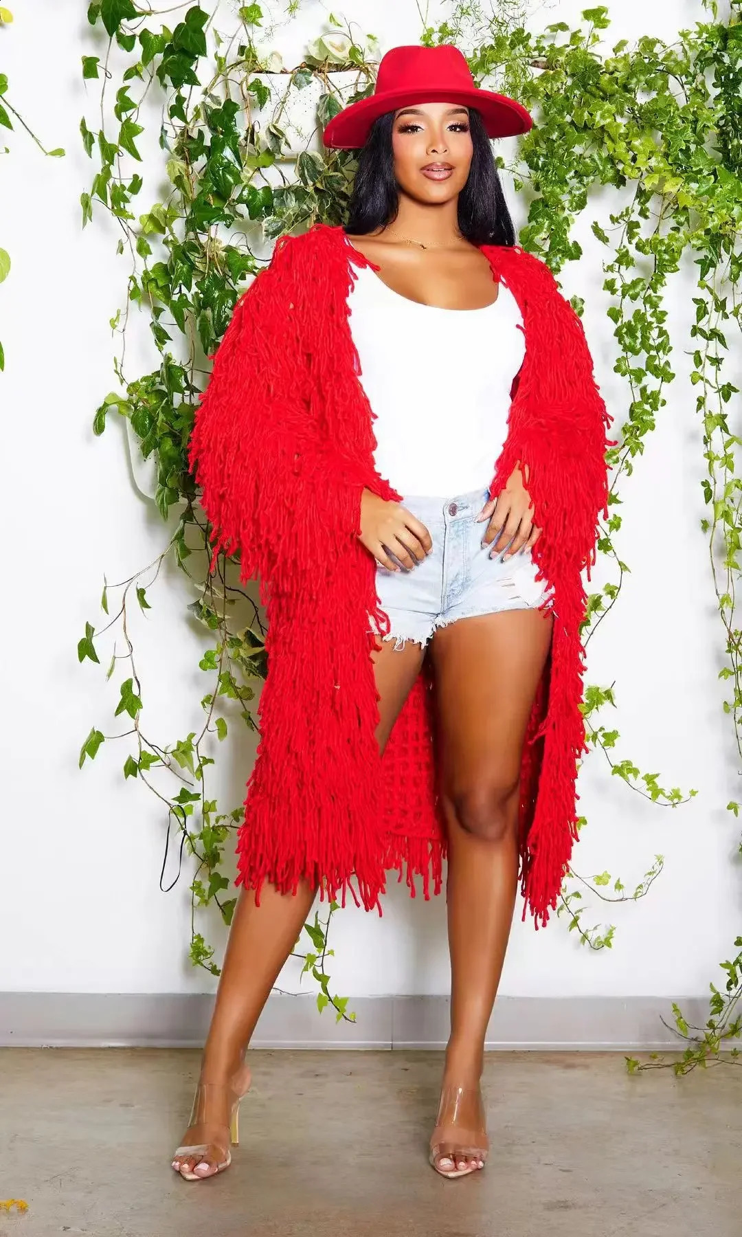 All-match Cardigan Women Long Coat 2024 Clothes Tassel Solid Fashion Warm Loose Street Outwear Style Tops Knitted Oversize 241118