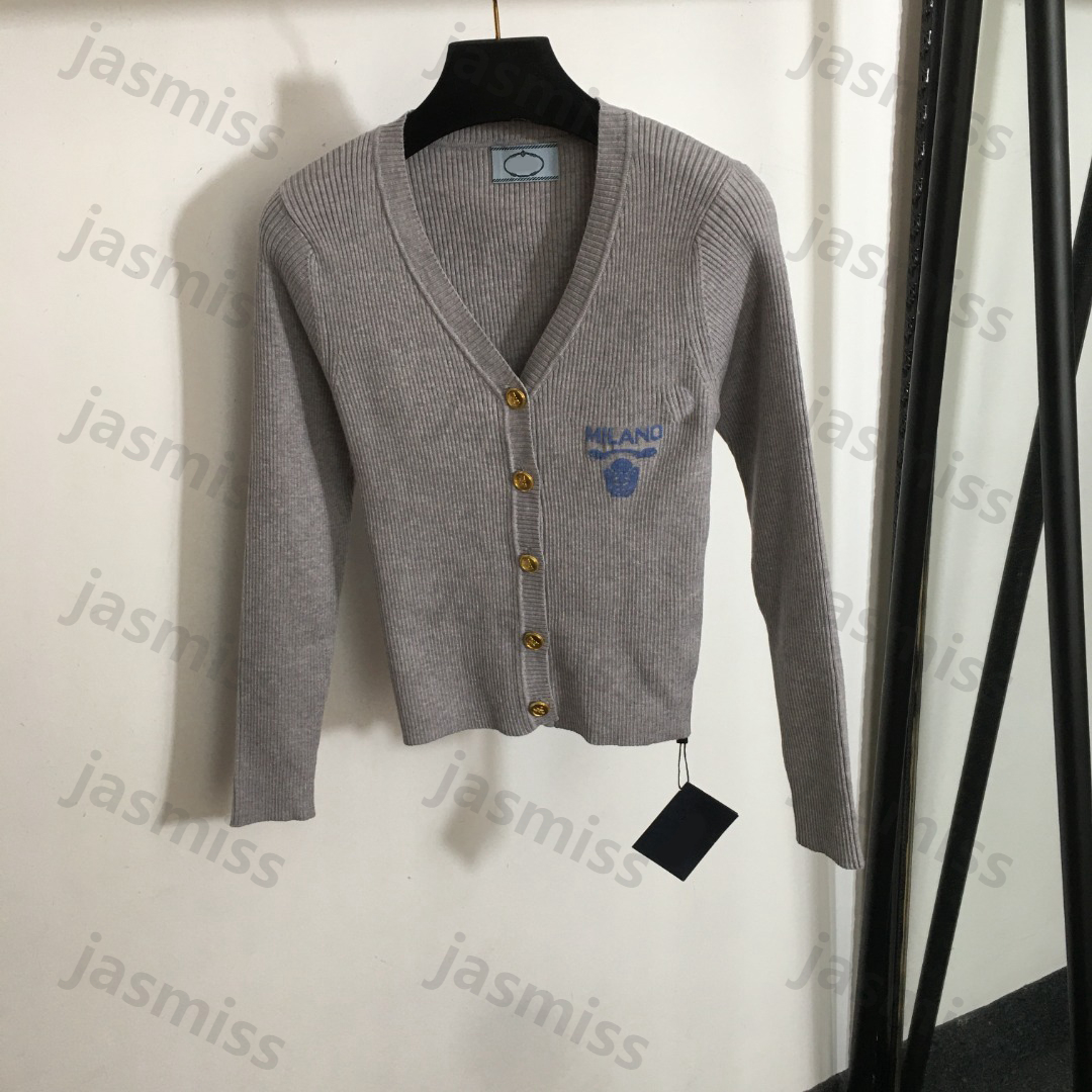 Luxury Womens Sweater Designer Pullover For Woman Fashion Autumn Winter Long Sleeve Cardigan Logo Embroidery Coat -12 Basic Lady Jacket Tops Clothes DZD2411181