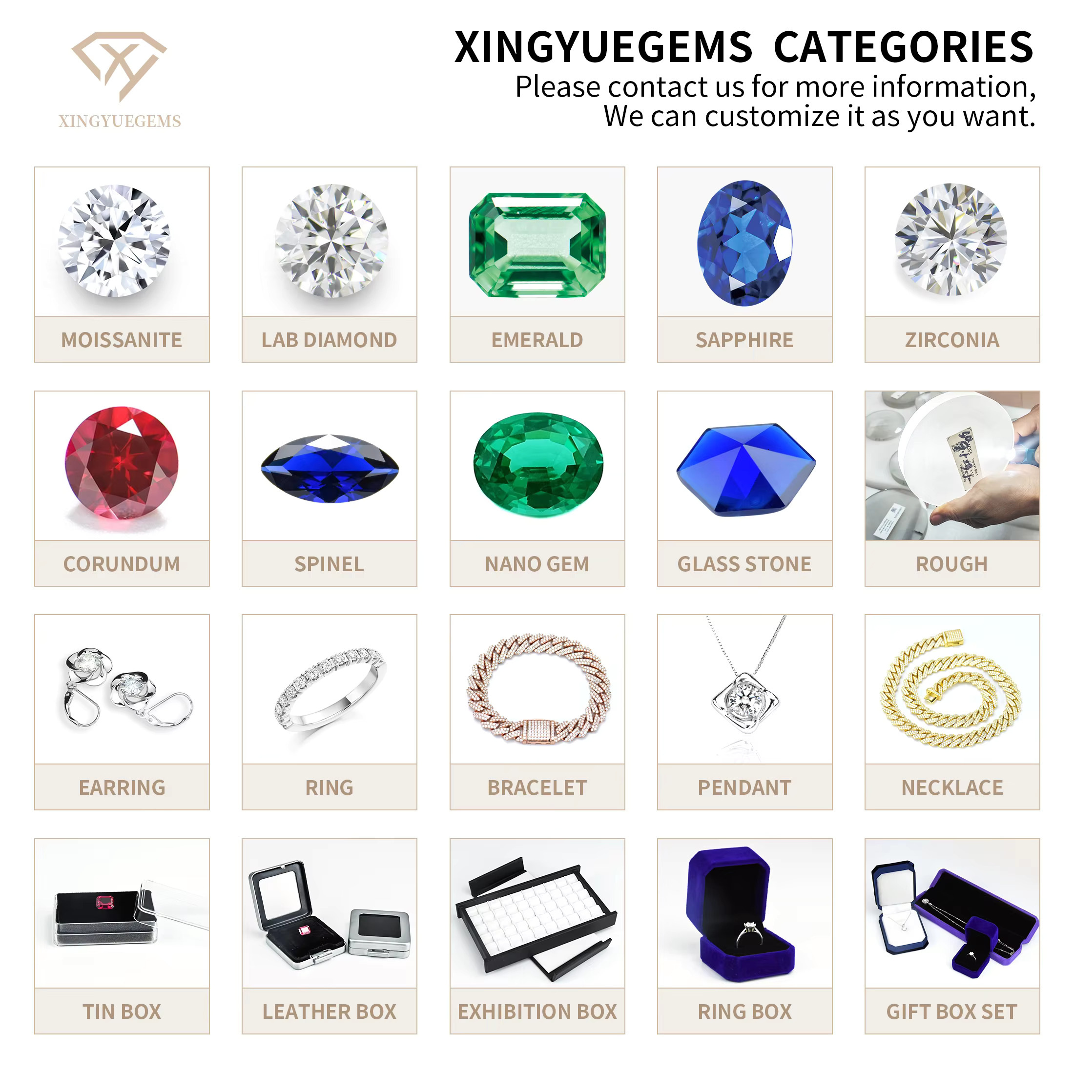 Xingyue Wholesale Custom Design Hip Hop Iced Out Real Silver 925 Sterling Mens Fine Jewelry Moissanite Diamond Rings for Men