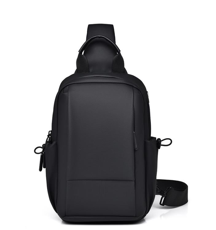 Young messenger mens chest bag retro cross body shoulder business sling bag mens casual chest bag 240824