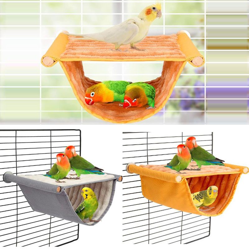 Parrot Pet Hamster Nest Warm Removable Hammock Windowsill Multi-color Hanging Cat Cradle Free shipping