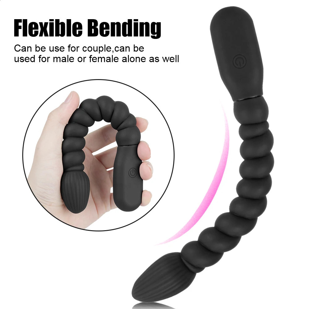 20cm Butt Plug Anal Beads Toys For Women Vibrators Vaginal Balls Men Prostate Massager Slim Dildos Female Masturbator Sex Games 241118