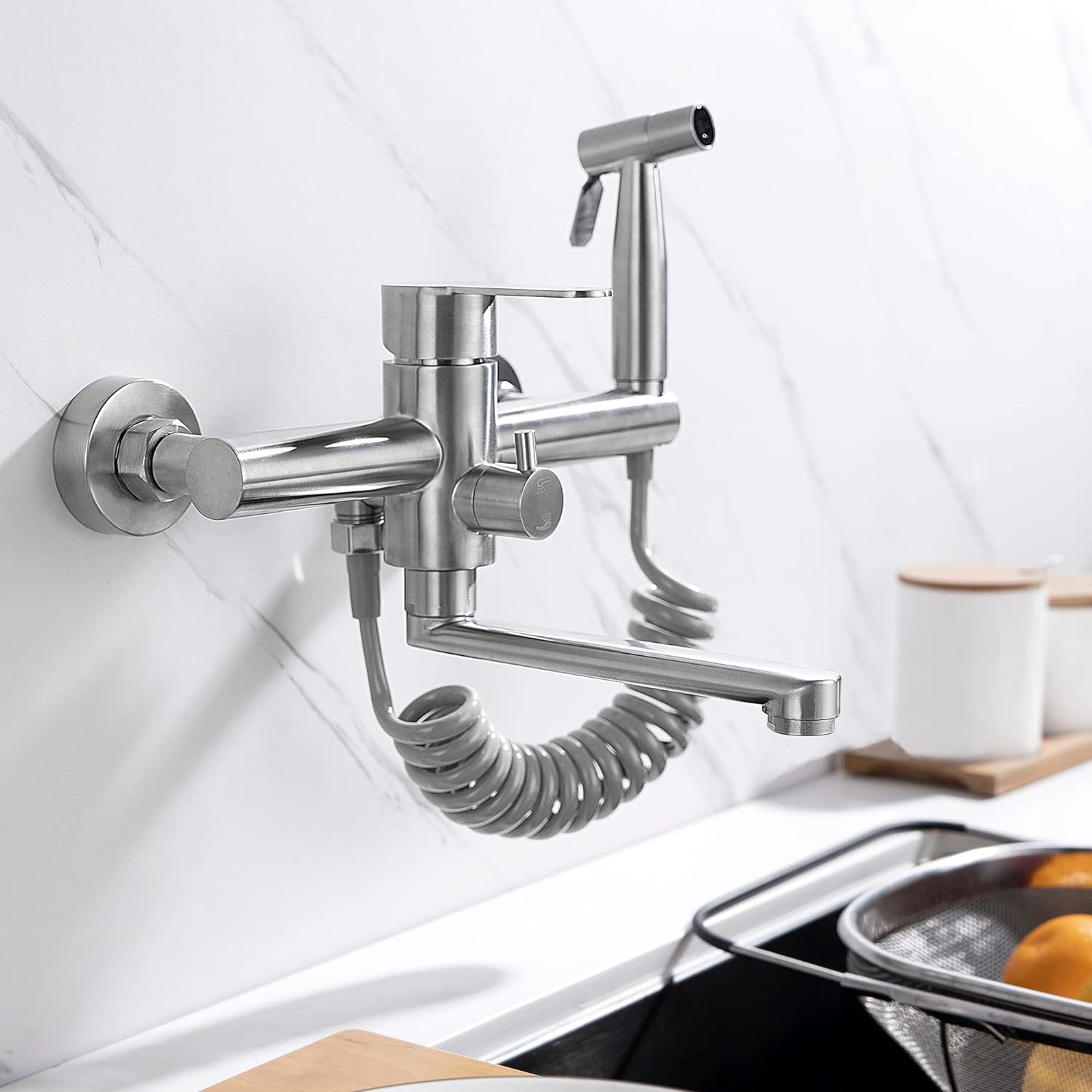 304 stainless steel kitchen faucet color optional home wash Bowl and sink for washing vegetables