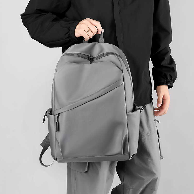 Backpack men's large capacity computer backpack business commuting college student travel backpack junior high school backpack bags