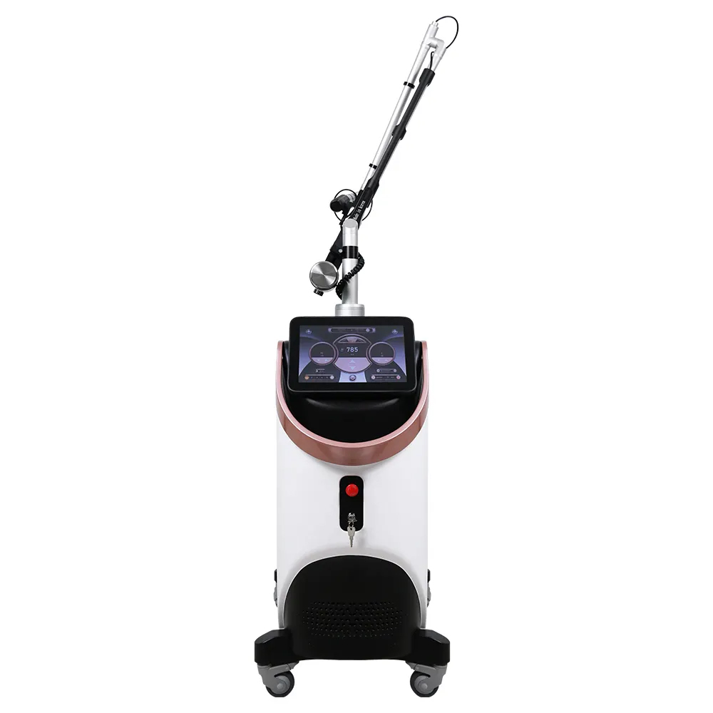 Multifunction Picosecond Q-Switched Nd Yag Laser 1064Nm 532Nm Pico Carbon Peeling Skin Whitening Picocare Tattoo Removal Eyebrow Washing Machine