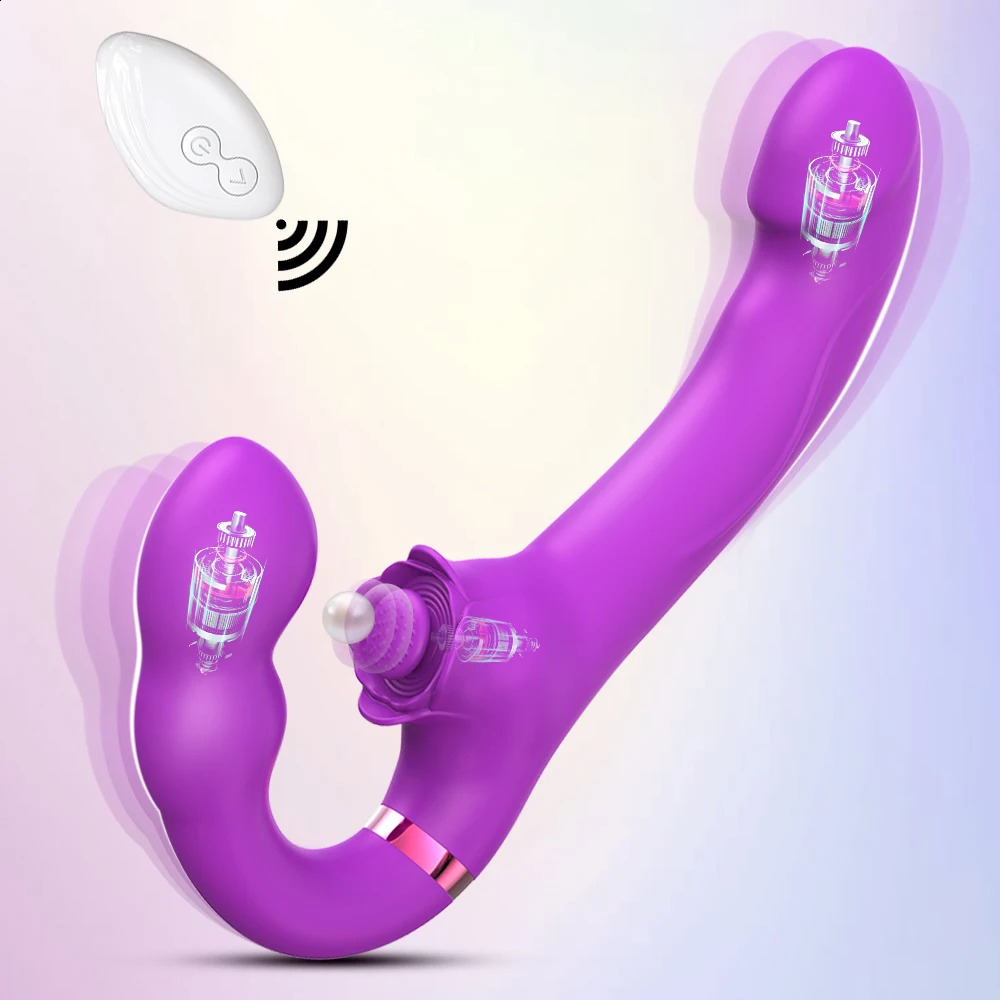 Wireless 3 in 1 Dildo Vibrator Sex Toys for Women Clit Clitoris Stimulator Remote Control Powerful Female Masturbator Adults Toy 241118