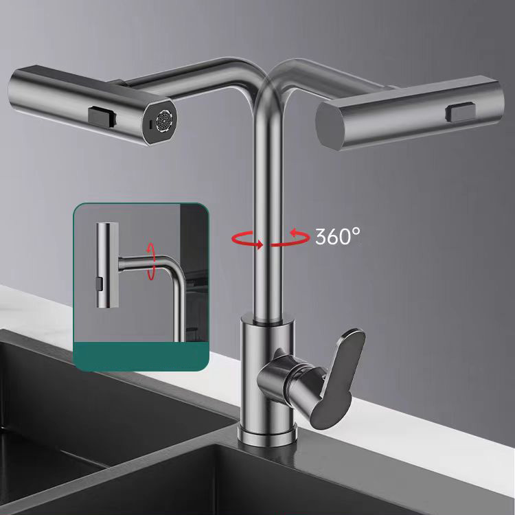 Three fly rain kitchen pull faucet household washing basin washing tank Tank hose