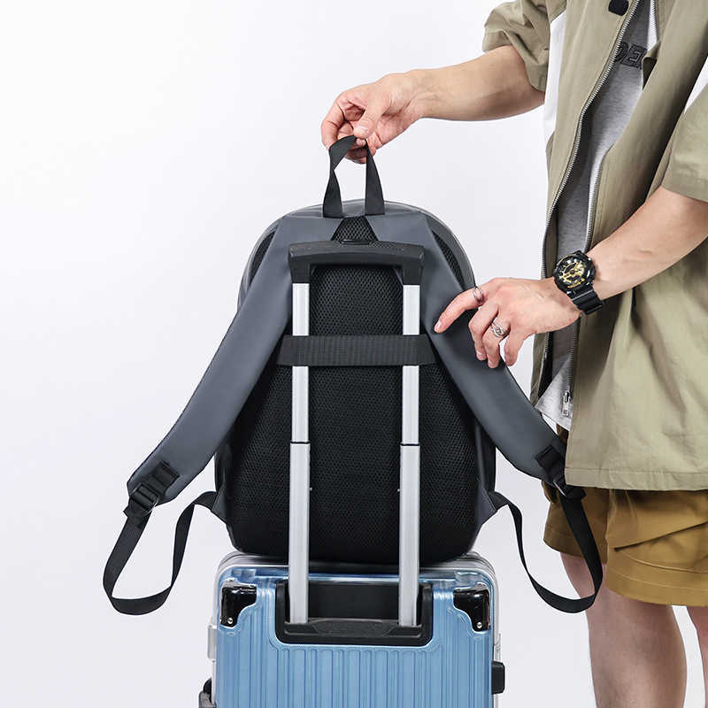 Lightweight and practical business commuting backpack for outdoor storage, computer travel backpack, large capacity buckle student backpack