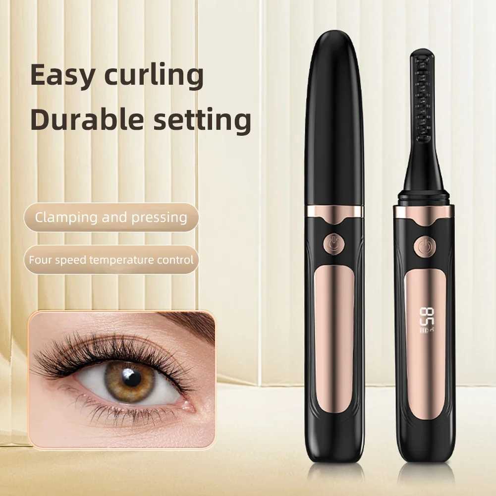 Electric Heated Eyelash Curler Portable Eyelash Curling Device Quick Heating Natural Eyelash Curler Long Lasting Make up ToolXJ241118