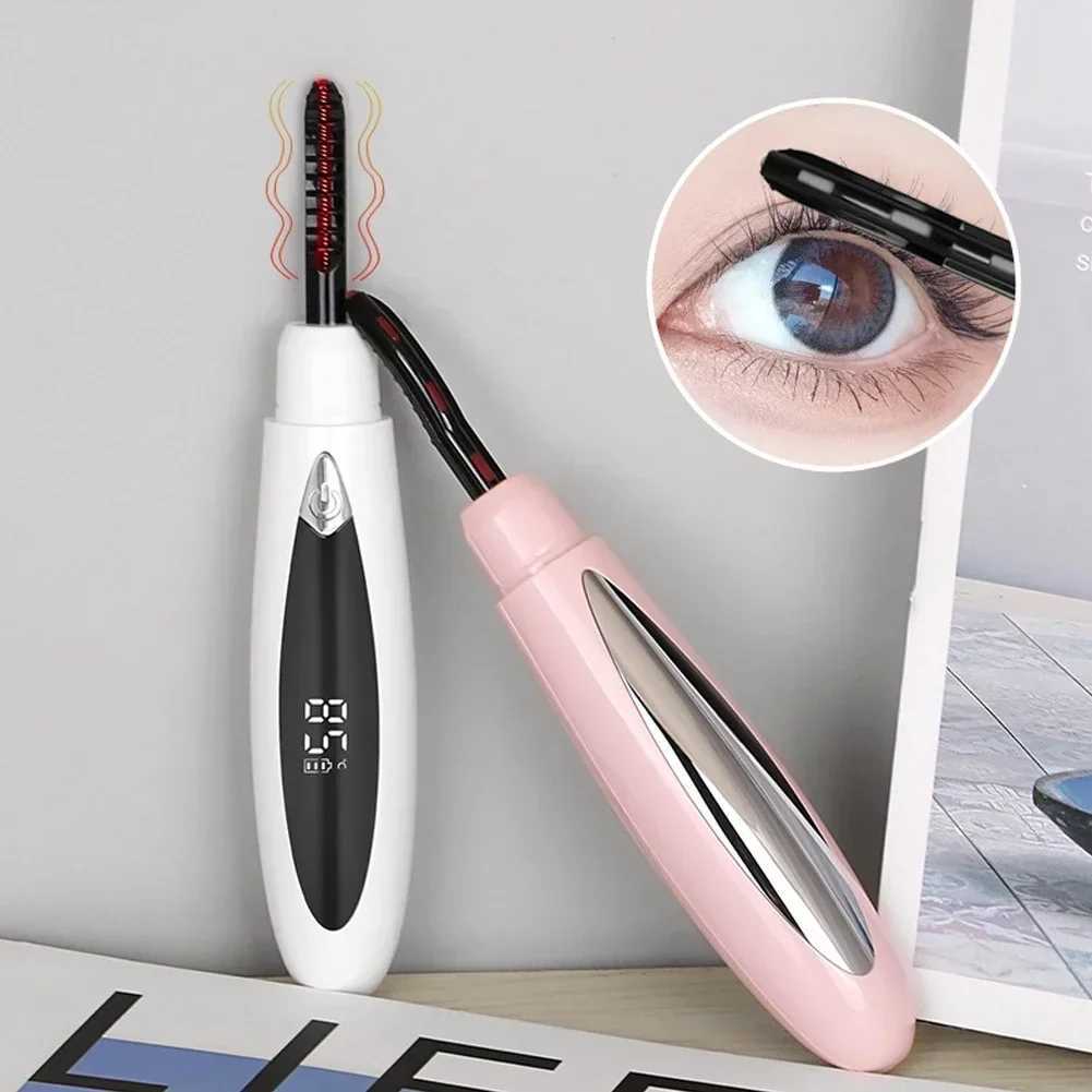Electric Heated Eyelash Curler Portable Eyelash Curling Device Quick Heating Natural Eyelash Curler Long Lasting Make up ToolXJ241118