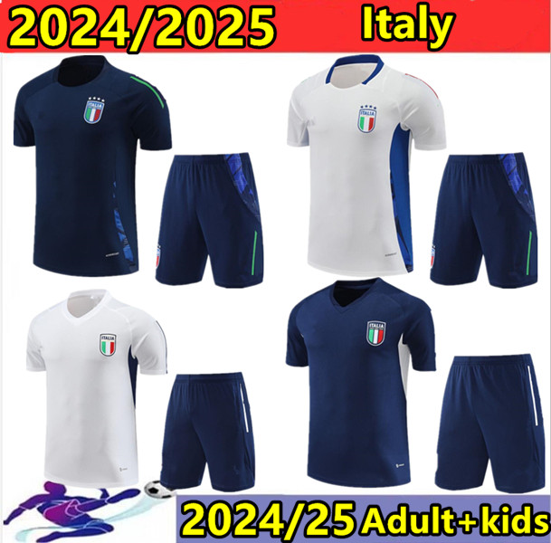 2024 2025 Italy Tracksuit Camisetas de football jersey short sleeves training suit 22 23 24 25 Italy chandal futbol survetement italia sportswear