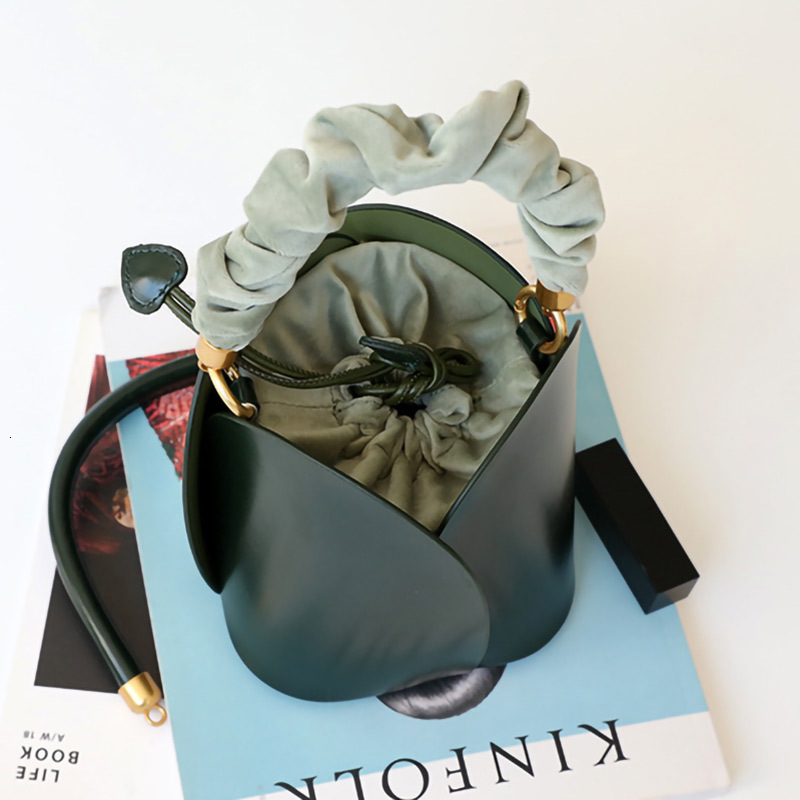 Lady Designer Style Bucket Bags New Handbags Real Leather Shoulder Bag For Women ral Handle