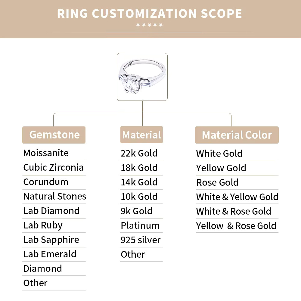 Xingyue Wholesale Custom Design Hip Hop Iced Out Real Silver 925 Sterling Mens Fine Jewelry Moissanite Diamond Rings for Men