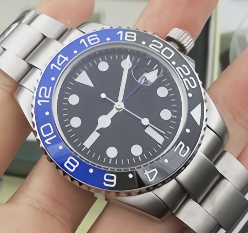Top Luxury Ceramic Bezel mens watch designer watches high quality Fashion Ceramic Bezel 2813 Automatic Movement New Mechanical SS for men aaa clock date gold