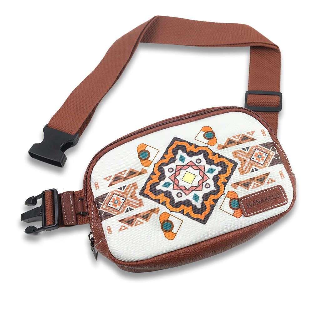 2024 hot selling Bohemian style women's crossbody fashionable chest bag, high-end waist bag