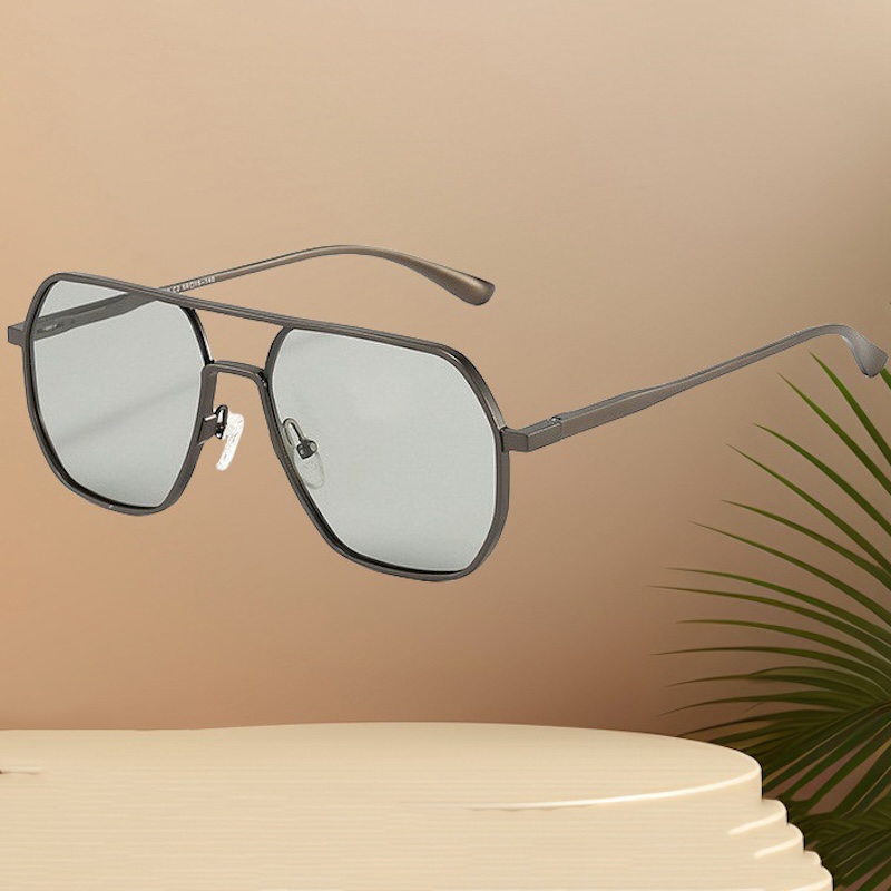 Polarized Square Sunglasses Steampunk Men Luxury Fashion Shades UV400 Women Classic Sun Glasses Vintage Driving Fishing Sports Photochromic Punk S57 I