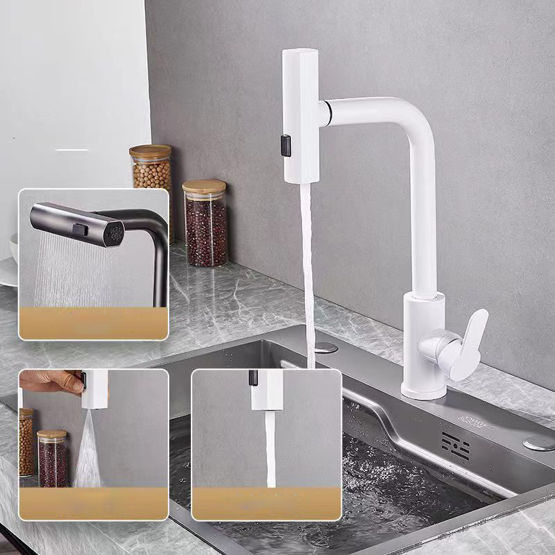 Three fly rain kitchen pull faucet household washing basin washing tank Tank hose