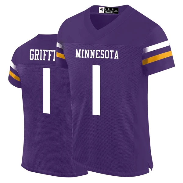 2024-25 Aaron Jones Justin Jefferson Football Jersey Addison TJ Hockenson J.J. McCarthy Randy Moss Ivan Pace Jr. 2 Gilmore Custom Men Women Youth
