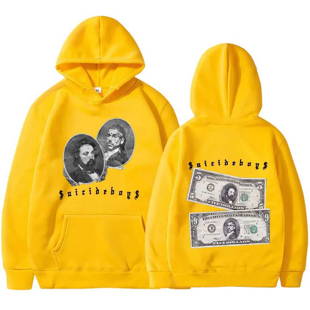High Quality Suicide Boy G59 Hoodie New World Great Depression Hip Hop Retro Sportswear Mens Casual Comfortable Long Sve Plow T241118