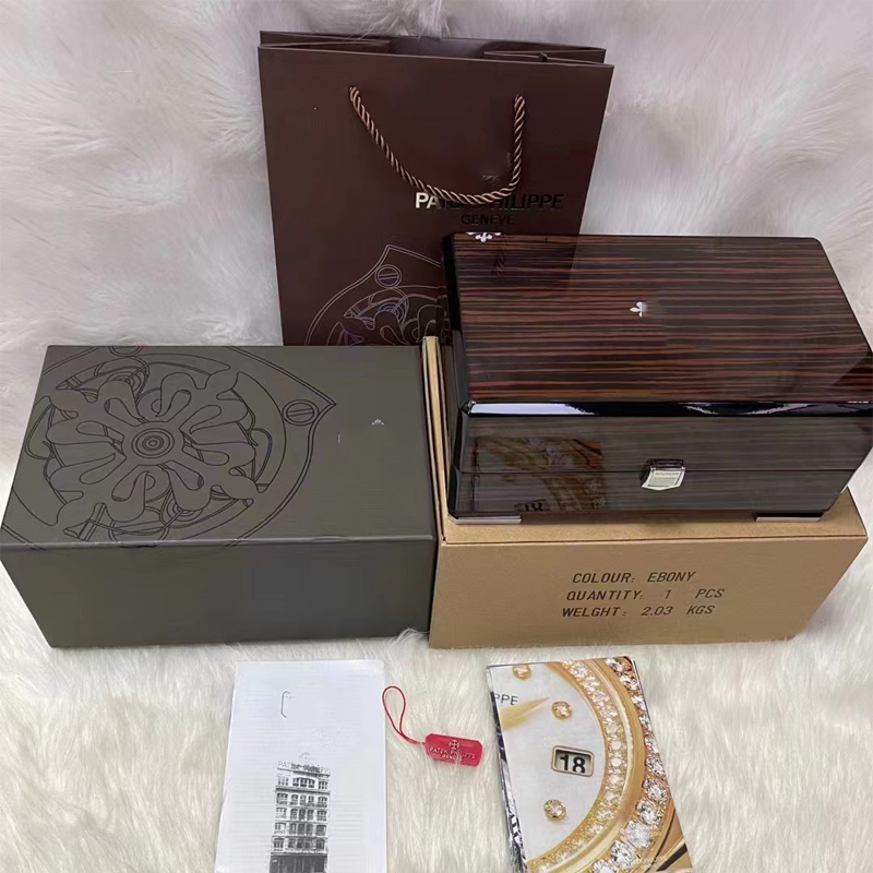 Mens Watch Wooden Box Original Inner Outer Women Watches Boxes Papers Gift Bag Wristwatches box watch case dh