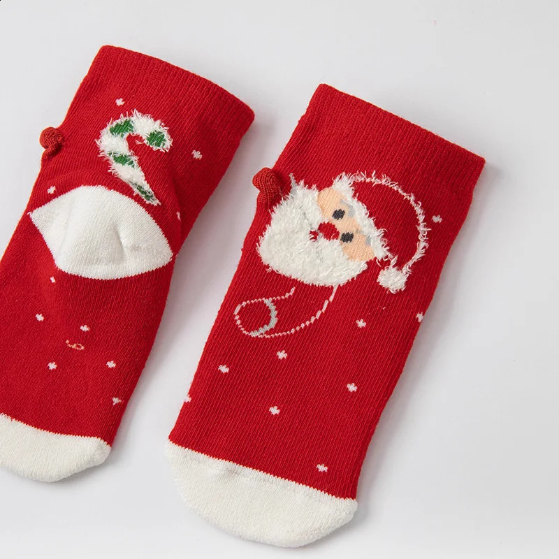 DBX18969 Dave Bella Winter Fashion Baby Neutral Christmas Cartoon Socks Fashion Childrens Girls Socks 241118