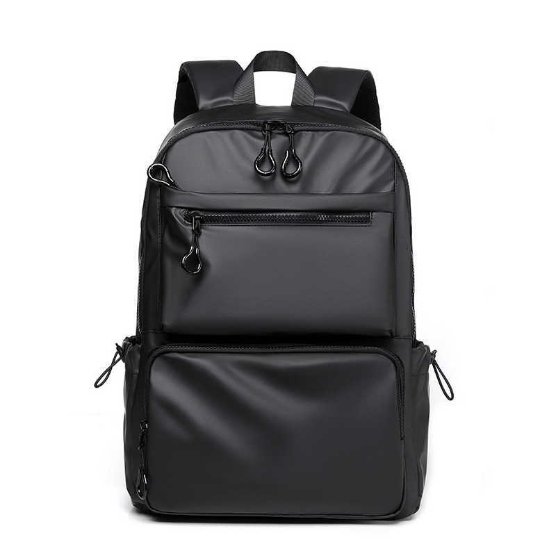 New backpack with large capacity, Korean style minimalist design for students, junior and senior high school students, casual backpack for college stu