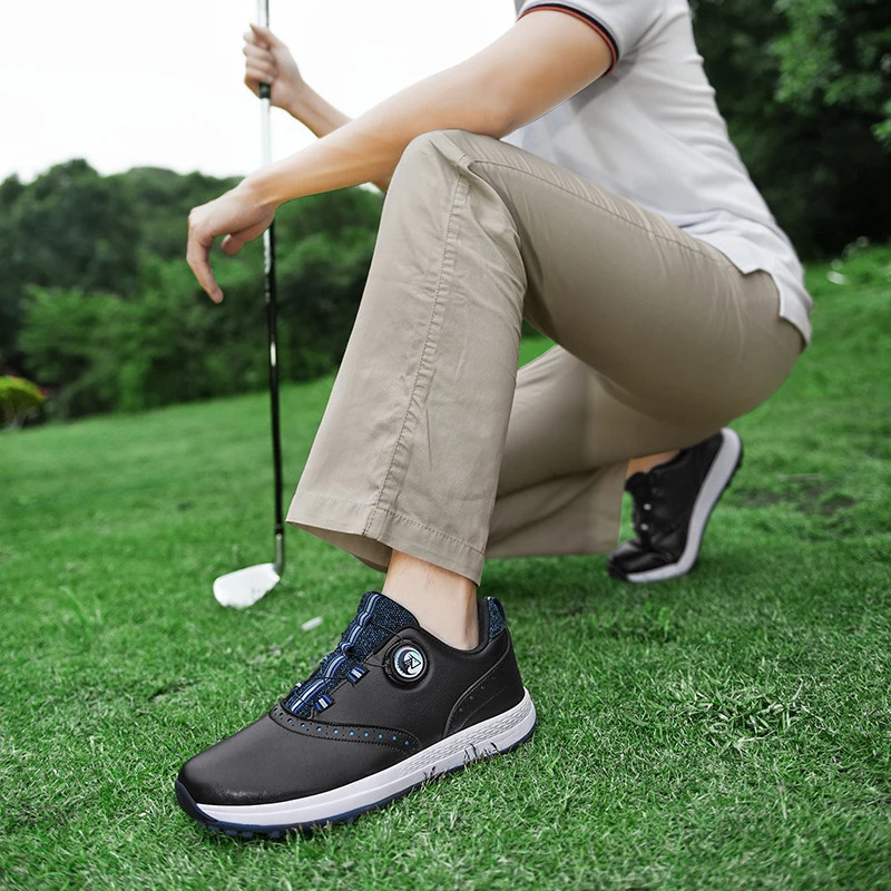 Golf Shoes Men Waterproof High quality Leather Professional Outdoor Golfing Sneakers Big Size Walking Beginner Golfer 241118