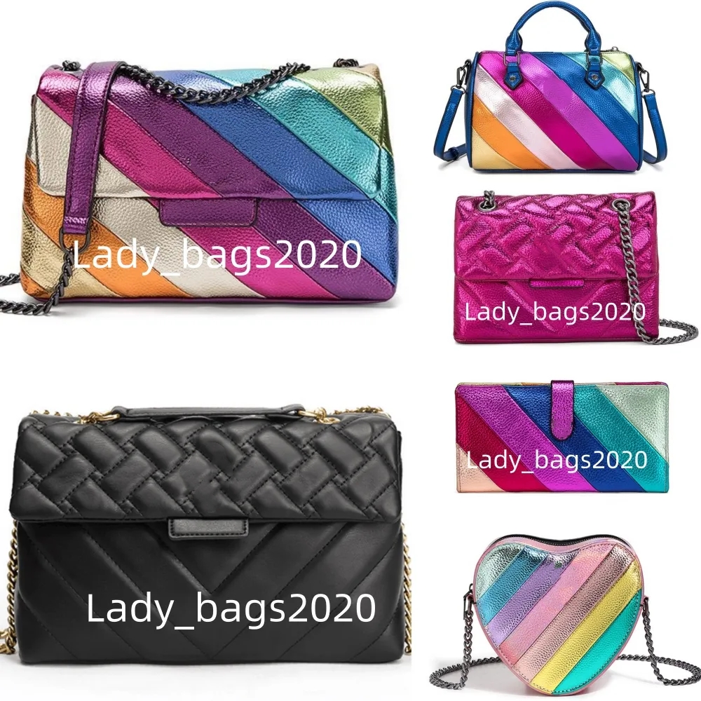 Women Rainbow Chain Hawk Head Bag Leather Bird Handbags Small Clamshell Handbag Large 34cm Gold Silver Purse Crossbody Bag Cross Body Messenger Bags New