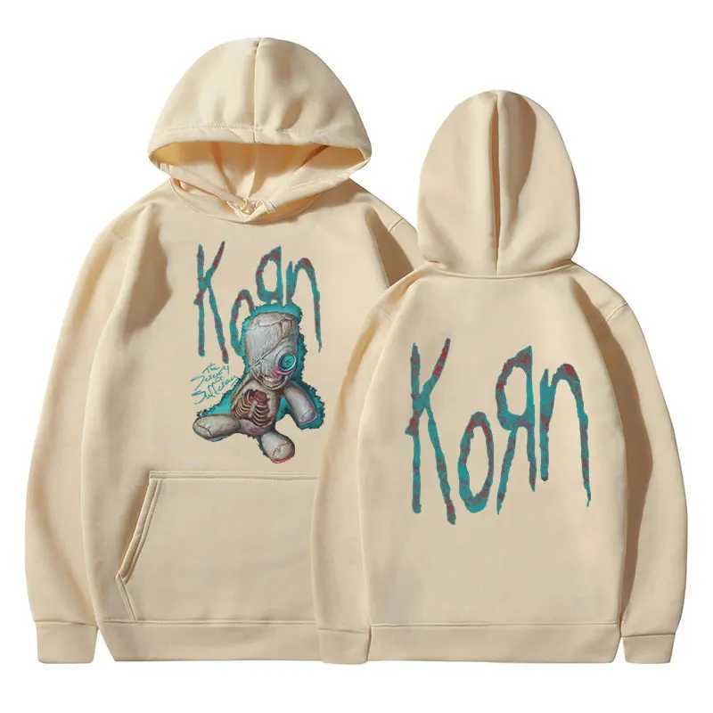 New Arrival Korn releases rock band SIC album hoodies mens retro metal gothic hoodies streetwear hip-hop punk hoodies sportswear Z241118