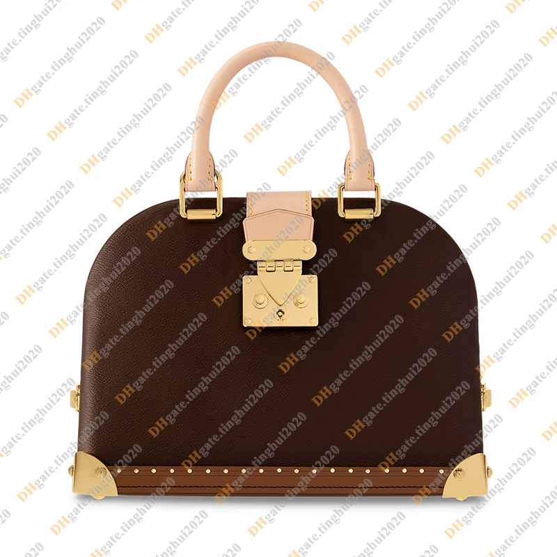 Ladies Fashion Casual Designe Luxury Shell Trunk Bag Box Totes Handbag Shoulder Bag Top Handbag Bag Crossbody TOP Mirror Quality M11114 Pouch Purse