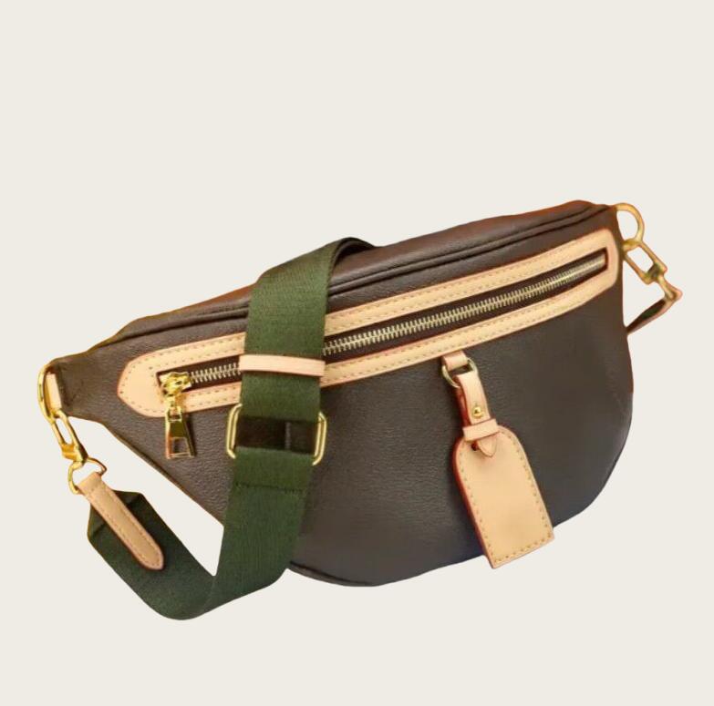 Belt bags designer women bag bumbag designer waist bag brown leather purses smooth zipper vintage luxury bag trendy popular xb178