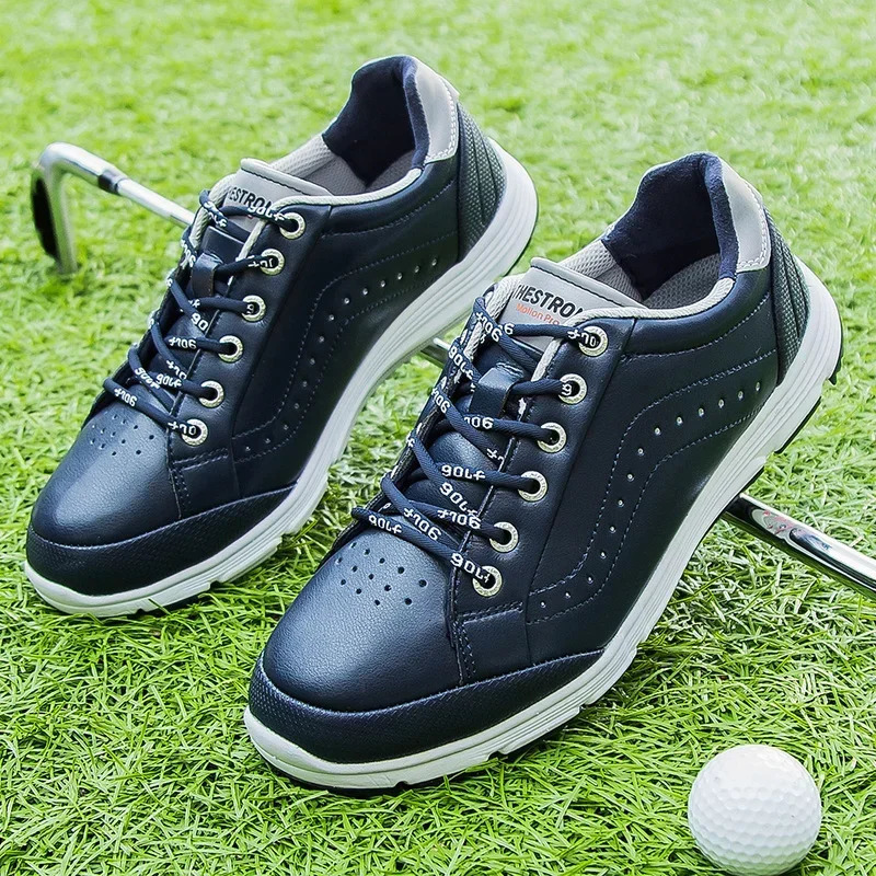 Waterproof Golf Shoes Men Spikeless Wears for Outdoor Walking Golfers Sneakers Male 241118