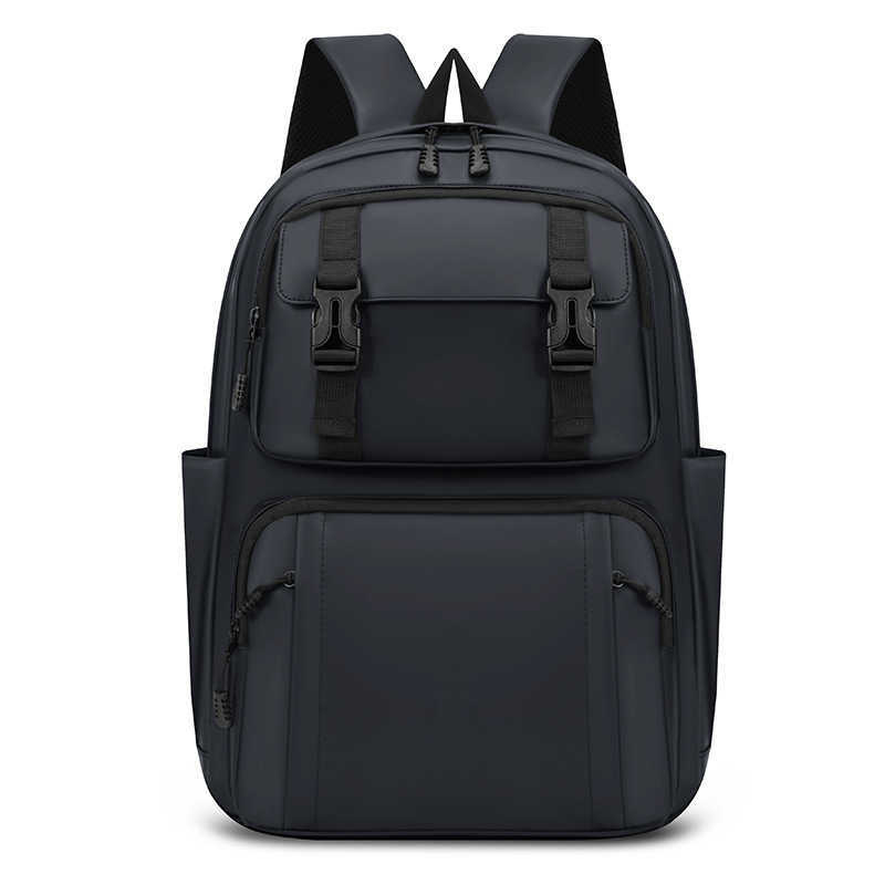 Lightweight and practical business commuting backpack for outdoor storage, computer travel backpack, large capacity buckle student backpack