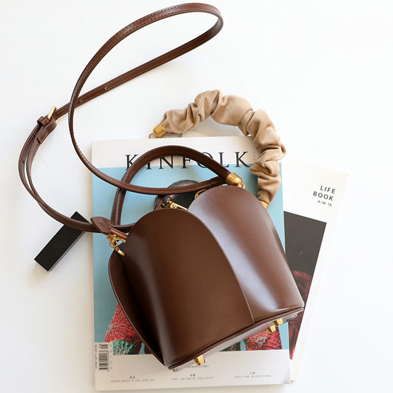 Lady Designer Style Bucket Bags New Handbags Real Leather Shoulder Bag For Women ral Handle